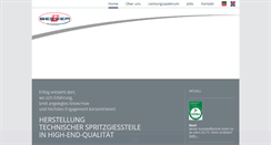 Desktop Screenshot of kunststofftechnik-becker.de